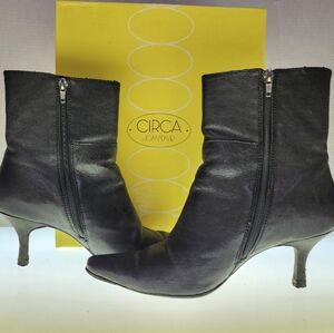 Joan & David Black Ankle Boots